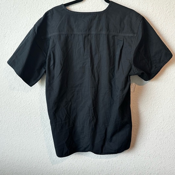 Carhartt Men's Utility Scrubs Chest Pockets Dark Gray Short Sleeve Size L - Picture 3 of 7